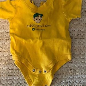 0-3 month John Deere Onesie